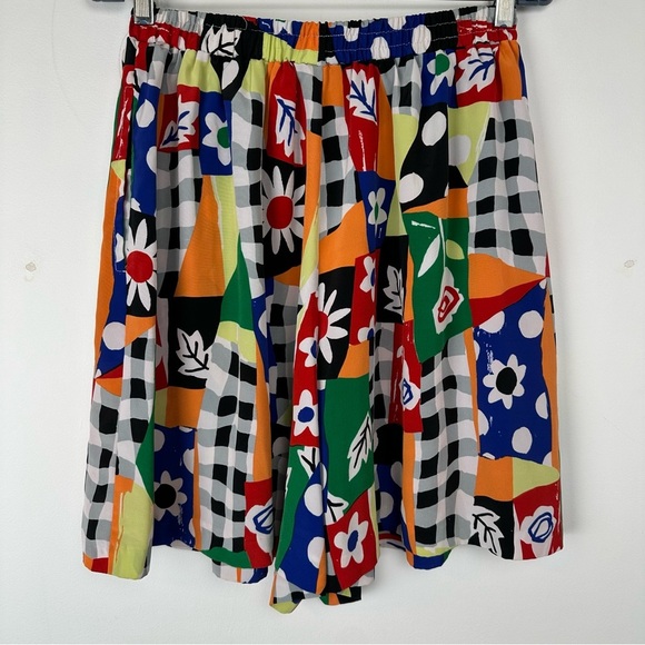 Vintage Women’s Pull On Shorts Size 2 Made in USA Dopamine Dressing High Waisted - Picture 2 of 7